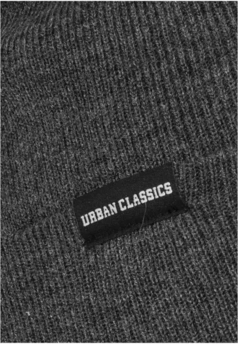 Urban Classics - Basic Flap Beanie Szürke - Méret: One Size