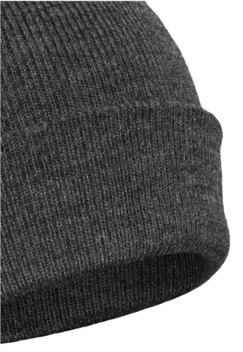 Urban Classics - Basic Flap Beanie Szürke - Méret: One Size