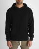 Black Striped Hoodie - fekete pulóver - Méret: S 