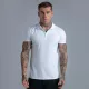 Siksilk White Polo T-Shirt - Méret: L