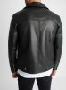 Joshua Black Biker Jacket - fekete motorosdzsekit - Méret: XL