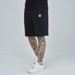 Siksilk Black Essential Fleece Short