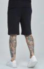 Siksilk Black Essential Fleece Short - Méret: XS 