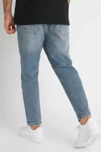 Blue Carrot Jeans - kék bő farmernadrág - Méret: 38