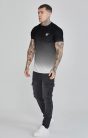 Siksilk Black White Fade T-Shirt