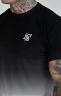 Siksilk Black White Fade T-Shirt