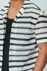 Striped Jacquard Shirt - kötött ing - Méret: XXL