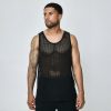 Crocheted Black Vest 