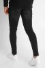 Darkness Skinny Jeans - fekete szaggatott farmer - Méret: 36