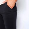 Black Slim Pants - fekete szövetnadrág - Méret: L