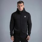 Siksilk Black Essentials Full Zip Hoodie - Méret: XXL