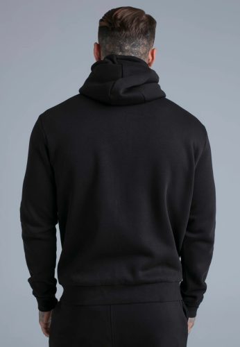 Siksilk Black Essentials Full Zip Hoodie - Méret: XXL