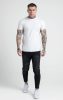 Siksilk Ecru Elastic Cuff T-Shirt - törtfehér póló - Méret: XXL