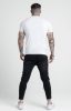 Siksilk Ecru Elastic Cuff T-Shirt - törtfehér póló - Méret: XXL