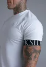 Siksilk White Tech T-Shirt - Méret: M