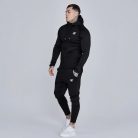 Siksilk Black Hoodie and Joggers Set - Méret: M