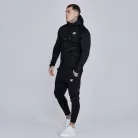 Siksilk Black Hoodie and Joggers Set - Méret: L