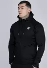 Siksilk Black Hoodie and Joggers Set - Méret: L