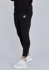 Siksilk Black Hoodie and Joggers Set - Méret: L