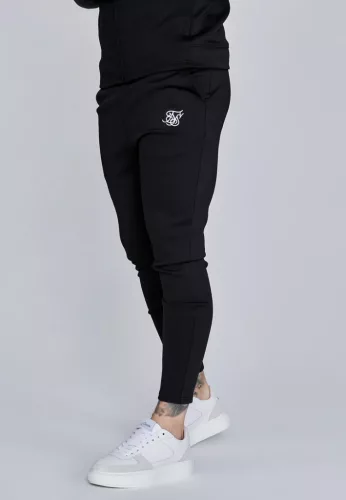 Siksilk Black Hoodie and Joggers Set - Méret: L