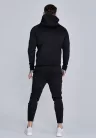 Siksilk Black Hoodie and Joggers Set - Méret: L
