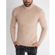 Knitted Beige Turtleneck