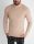 Knitted Beige Turtleneck - kötött garbó pulóver - Méret: S