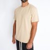 Basic Beige Regular Tee - bézs póló- Méret: S