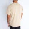 Basic Beige Regular Tee - bézs póló- Méret: S