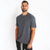 Basic Grey Regular Tee - szürke póló - Méret: S