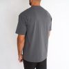 Basic Grey Regular Tee - szürke póló - Méret: L