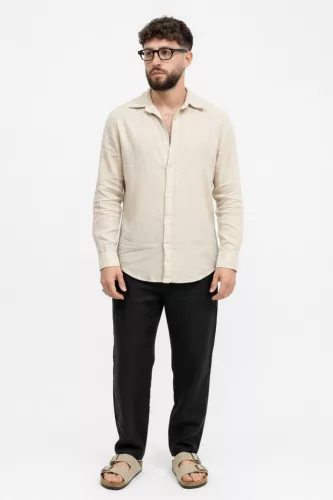 Linen Bézs Ing - Méret: L