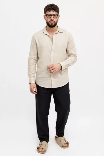 Linen Bézs Ing - Méret: XL