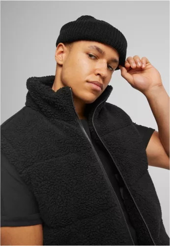 Urban Classics - Sailor Beanie Fekete - Méret: One Size