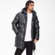 Glossy Long Puffer Coat - fekete téli kabát - Méret: XL