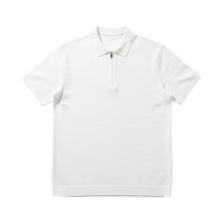 Waffle Fehér Galléros Póló