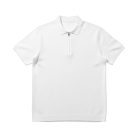 Waffle Fehér Galléros Póló - Méret: XL