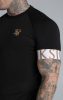 Siksilk Black Tech T-Shirt - fekete póló - Méret: M