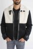 Contrast Plush Winter Jacket - plüssel bélelt dzseki - Méret: S 