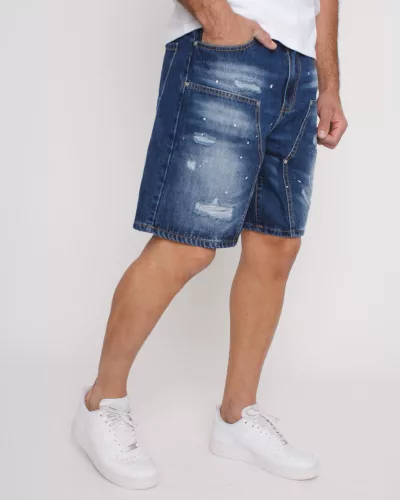 Distressed Baggy Farmershort