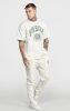 Siksilk Ecru Oversized Graphic T-Shirt - fehér póló - Méret: L