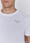 Siksilk White Relaxed Fit T-Shirt - Méret: S