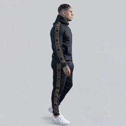 Siksilk Black Gold Hoodie and Joggers Set 