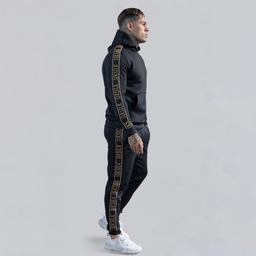 Siksilk Black Gold Hoodie and Joggers Set - Méret: XS