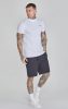 Siksilk White Muscle Fit T-Shirt - fehér póló - Méret: M