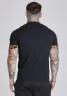 Siksilk Black Dynamic T-Shirt - Méret: M