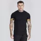 Siksilk Black Dynamic T-Shirt - Méret: XL