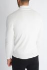 White Highneck Longsleeve - fehér hosszú ujjú - Méret: M