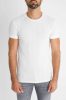Knitted White Slim Tee - fehér póló - Méret: XL
