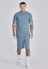 Siksilk Grey T-Shirt and Shorts Set